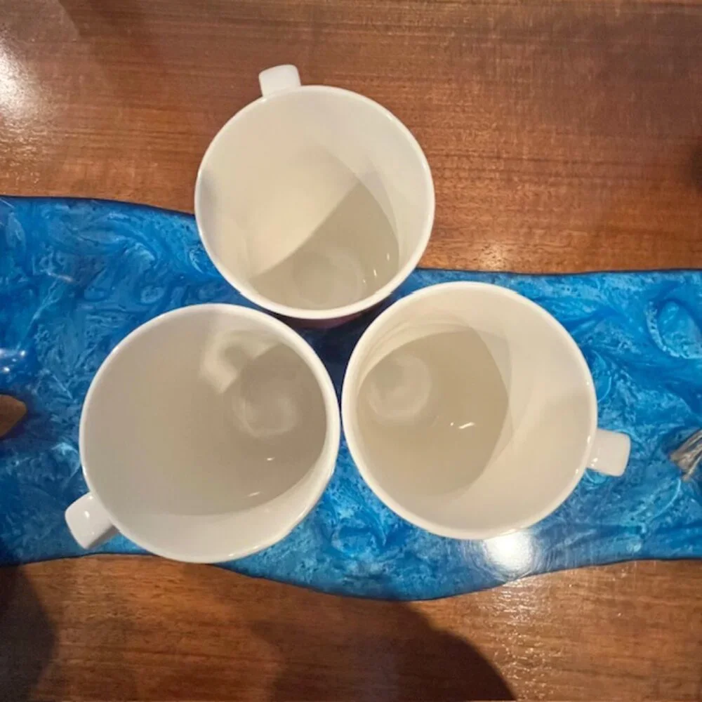 Set of (3) Maxwell & Williams Enchanted Garden Flower Mugs Tall 12oz - Picture 5 of 7